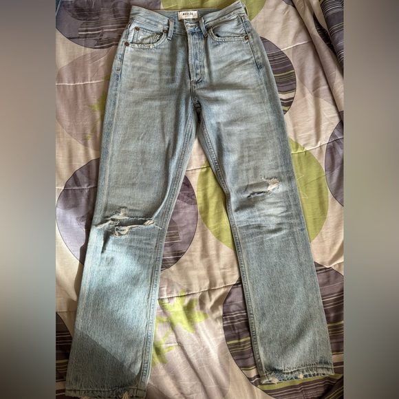 AGOLDE Riley High Rise Straight Crop in Shatter (Fits like size 23-24) - Picture 4 of 9